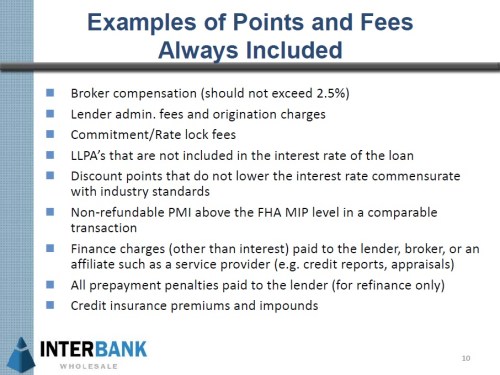 QM Points and Fees Included